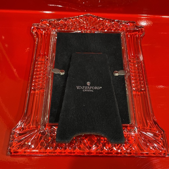 WATERFORD CRYSTAL PICTURE FRAME "ABBEVILLE" 4 X 6 photo area EUC - Picture 4 of 15